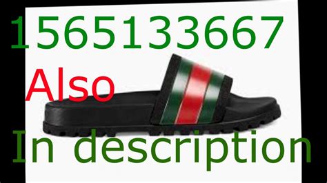 gucci flip flops roblox id code|gucci flip flops id codes.